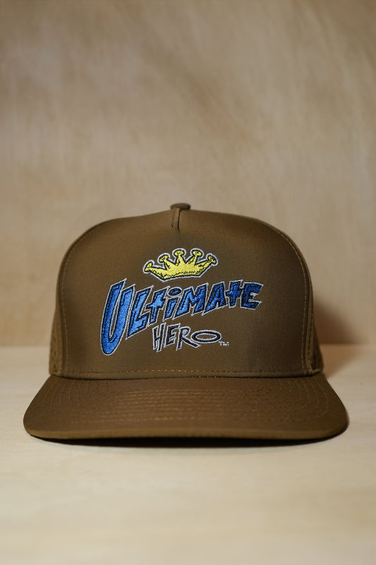 Ultimate Hero Water Repellent Snapback in Brown